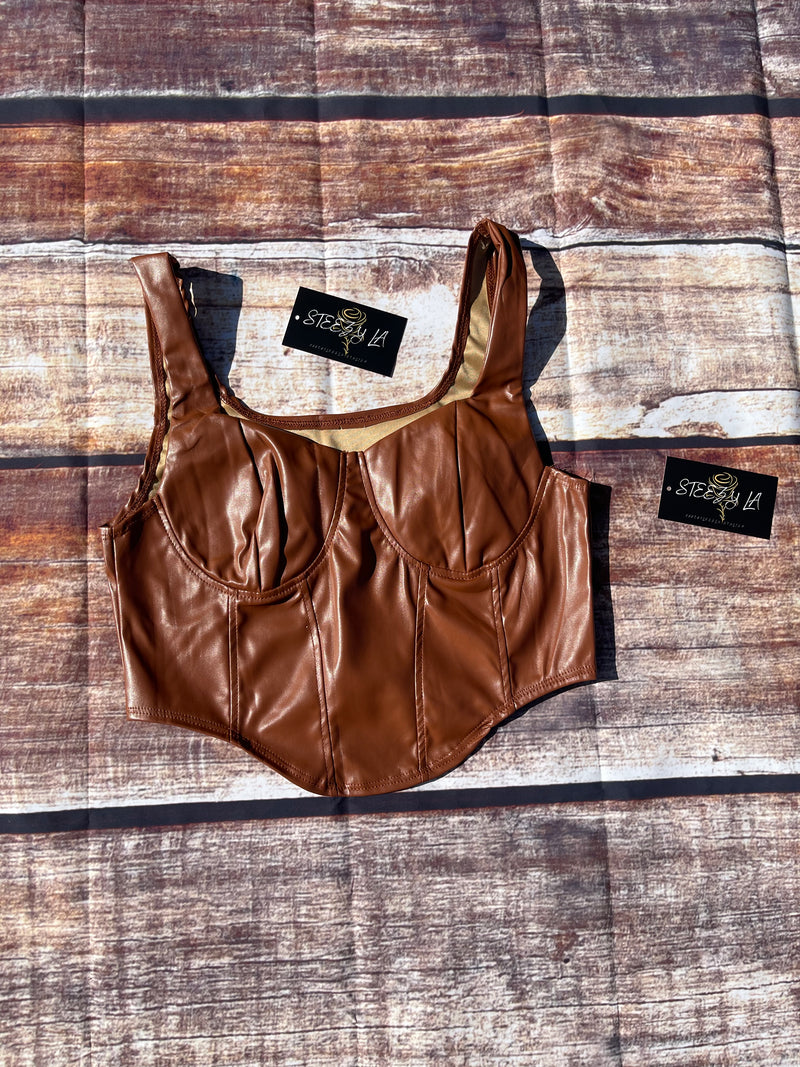 Leather Crop Tops in style – STEEZY LA