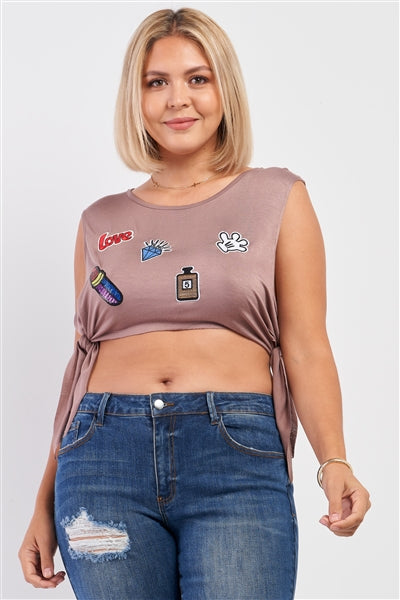 Mickey mouse crop top